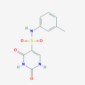 2-hydroxy-N-(3-methylphenyl)-6-oxo-1,6-dihydropyrimidine-5-sulfonamide