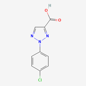 2-(4-chlorophenyl)-2H-1,2,3-triazole-4-carboxylic acid