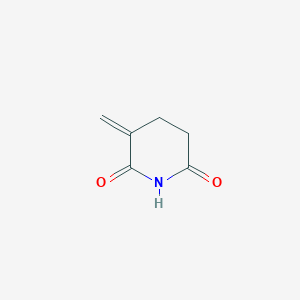 molecular formula C6H7NO2 B2628055 3-Methylidenepiperidine-2,6-dione CAS No. 34573-74-5