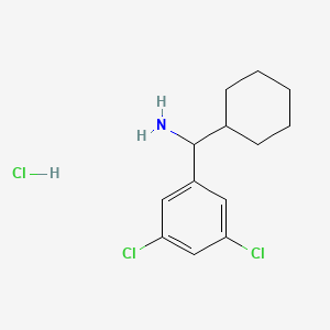 Cyclohexyl(3,5-dichlorophenyl)methanamine hydrochloride