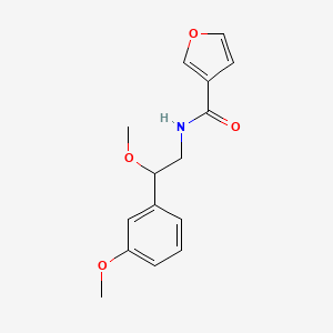N-(2-methoxy-2-(3-methoxyphenyl)ethyl)furan-3-carboxamide