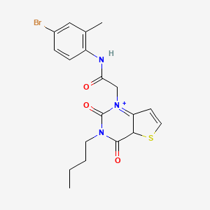N-(4-bromo-2-methylphenyl)-2-{3-butyl-2,4-dioxo-1H,2H,3H,4H-thieno[3,2-d]pyrimidin-1-yl}acetamide