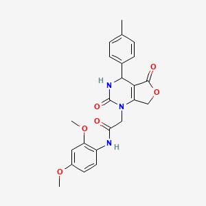 N-(2,4-dimethoxyphenyl)-2-(2,5-dioxo-4-(p-tolyl)-3,4-dihydrofuro[3,4-d]pyrimidin-1(2H,5H,7H)-yl)acetamide