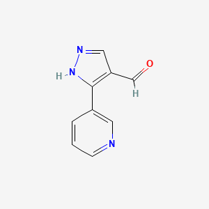 3-Pyridin-3-yl-1H-pyrazole-4-carbaldehyde