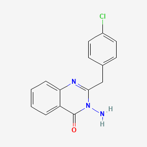 3-amino-2-(4-chlorobenzyl)quinazolin-4(3H)-one