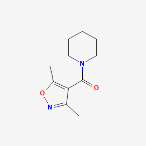 (3,5-Dimethylisoxazol-4-yl)(piperidino)methanone