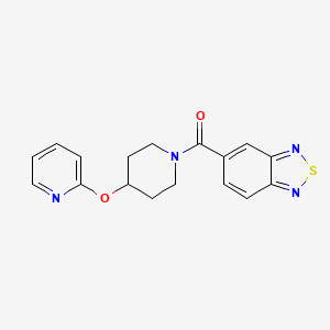 Benzo[c][1,2,5]thiadiazol-5-yl(4-(pyridin-2-yloxy)piperidin-1-yl)methanone