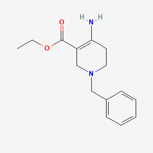 Ethyl 4-amino-1-benzyl-1,2,5,6-tetrahydropyridine-3-carboxylate