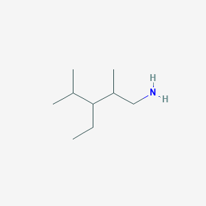 molecular formula C9H21N B2628159 3-Ethyl-2,4-dimethylpentan-1-amine CAS No. 2248321-02-8