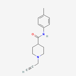 B2628168 N-(4-Methylphenyl)-1-prop-2-ynylpiperidine-4-carboxamide CAS No. 1427913-29-8