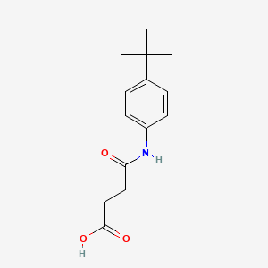 molecular formula C14H19NO3 B2628178 3-[(4-tert-butylphenyl)carbamoyl]propanoic Acid CAS No. 329079-35-8
