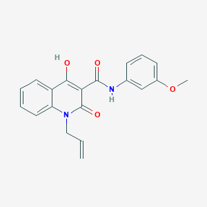1-allyl-4-hydroxy-N-(3-methoxyphenyl)-2-oxo-1,2-dihydroquinoline-3-carboxamide