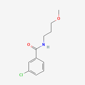 molecular formula C11H14ClNO2 B2628258 3-chloro-N-(3-methoxypropyl)benzamide CAS No. 312924-62-2