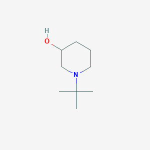 molecular formula C9H19NO B2628263 1-Tert-butylpiperidin-3-ol CAS No. 64845-12-1