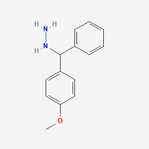 [(4-Methoxyphenyl)-phenylmethyl]hydrazine