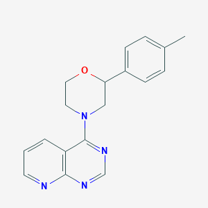 molecular formula C18H18N4O B2628344 2-(4-Methylphenyl)-4-{pyrido[2,3-d]pyrimidin-4-yl}morpholine CAS No. 2379986-75-9