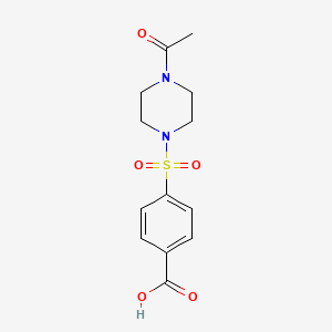 4-[(4-Acetylpiperazin-1-yl)sulfonyl]benzoic acid