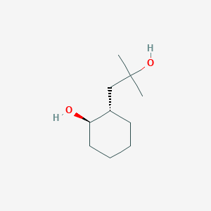 2-(2-Hydroxy-2-methylpropyl)cyclohexan-1-ol, trans