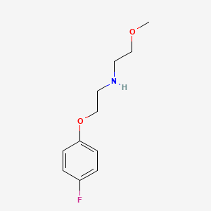 molecular formula C11H16FNO2 B2628357 [2-(4-Fluorophenoxy)ethyl](2-methoxyethyl)amine CAS No. 420098-40-4