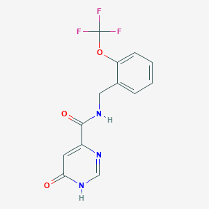 6-hydroxy-N-(2-(trifluoromethoxy)benzyl)pyrimidine-4-carboxamide