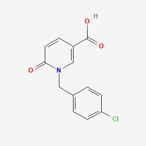 1-(4-Chlorobenzyl)-6-oxo-1,6-dihydro-3-pyridinecarboxylic acid