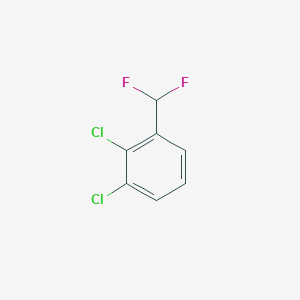 molecular formula C7H4Cl2F2 B2628370 1,2-Dichloro-3-(difluoromethyl)benzene CAS No. 1214372-65-2
