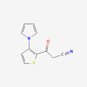 3-Oxo-3-[3-(1H-pyrrol-1-yl)-2-thienyl]-propanenitrile