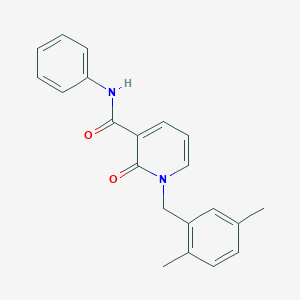 1-(2,5-dimethylbenzyl)-2-oxo-N-phenyl-1,2-dihydropyridine-3-carboxamide