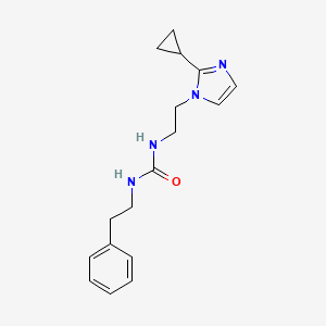 1-(2-(2-cyclopropyl-1H-imidazol-1-yl)ethyl)-3-phenethylurea