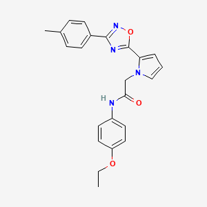 N-(4-ethoxyphenyl)-2-{2-[3-(4-methylphenyl)-1,2,4-oxadiazol-5-yl]-1H-pyrrol-1-yl}acetamide