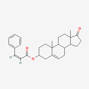 (Z)-10,13-dimethyl-17-oxo-2,3,4,7,8,9,10,11,12,13,14,15,16,17-tetradecahydro-1H-cyclopenta[a]phenanthren-3-yl 3-phenylacrylate