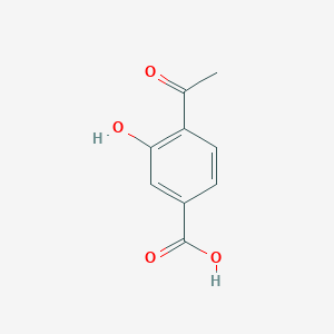 molecular formula C9H8O4 B2628396 4-Acetyl-3-hydroxybenzoic acid CAS No. 102297-62-1