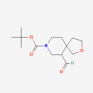 tert-Butyl 6-formyl-2-oxa-8-azaspiro[4.5]decane-8-carboxylate