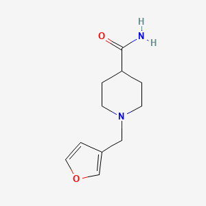 B2628417 1-(Furan-3-ylmethyl)piperidine-4-carboxamide CAS No. 2167710-11-2
