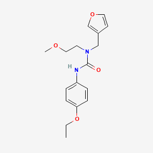 3-(4-Ethoxyphenyl)-1-(furan-3-ylmethyl)-1-(2-methoxyethyl)urea