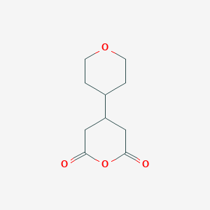 molecular formula C10H14O4 B2628443 4-(Oxan-4-yl)oxane-2,6-dione CAS No. 2228879-98-7