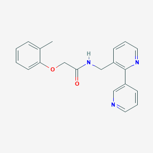 N-([2,3'-bipyridin]-3-ylmethyl)-2-(o-tolyloxy)acetamide