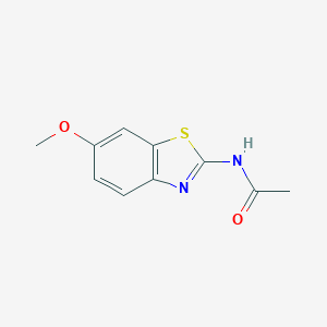 molecular formula C10H10N2O2S B026285 N-(6-methoxybenzo[d]thiazol-2-yl)acetamide CAS No. 100817-90-1