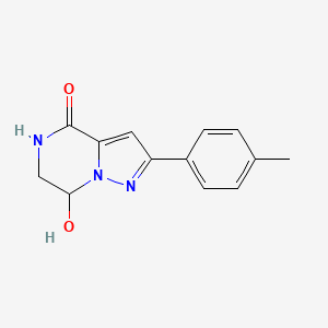 7-hydroxy-2-(4-methylphenyl)-6,7-dihydropyrazolo[1,5-a]pyrazin-4(5H)-one