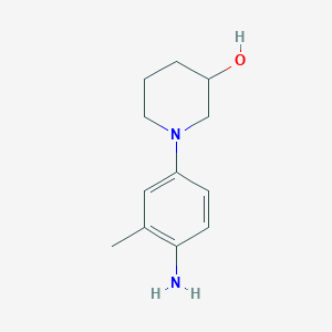 1-(4-Amino-3-methylphenyl)piperidin-3-ol