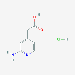 2-(2-Aminopyridin-4-yl)acetic acid hydrochloride