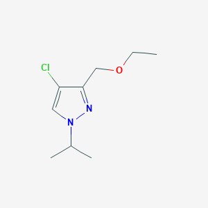 4-chloro-3-(ethoxymethyl)-1-isopropyl-1H-pyrazole