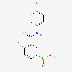 3-(4-Bromophenylcarbamoyl)-4-fluorobenzeneboronic acid
