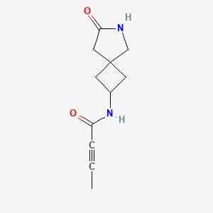 N-(7-Oxo-6-azaspiro[3.4]octan-2-yl)but-2-ynamide