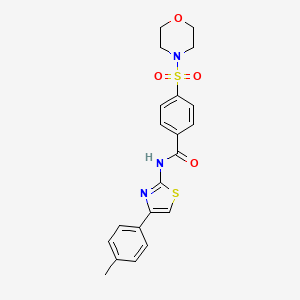4-(morpholinosulfonyl)-N-(4-(p-tolyl)thiazol-2-yl)benzamide