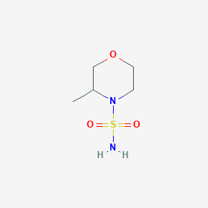 molecular formula C5H12N2O3S B2628659 3-Methylmorpholine-4-sulfonamide CAS No. 1157110-17-2