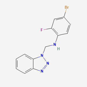 N-(1H-1,2,3-benzotriazol-1-ylmethyl)-4-bromo-2-fluoroaniline