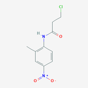 3-chloro-N-(2-methyl-4-nitrophenyl)propanamide