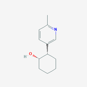 molecular formula C12H17NO B2628734 2-(6-methylpyridin-3-yl)cyclohexan-1-ol, cis CAS No. 1807914-34-6; 1820575-14-1