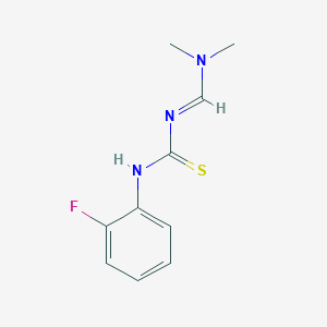 N-[(dimethylamino)methylene]-N'-(2-fluorophenyl)thiourea